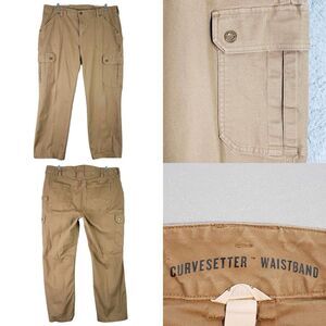 Duluth Trading Co Tan Straight Leg Pants